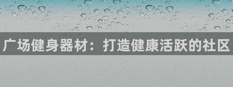 尊龙凯时平台怎么样：广场健身器材：打造健康活跃的社区