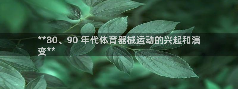 尊龙一生也走不出自己的童年：**80、90 年代体育